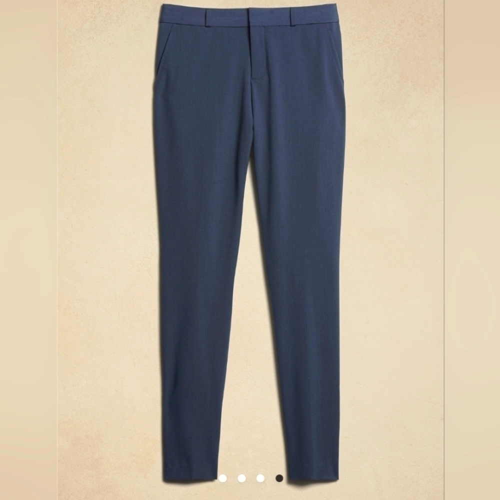 Banana Republic Ryan slim wool blend pants size 0P - Picture 2 of 14